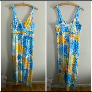 J. McLaughlin Maxi Dress Cooling Fabric Long Sleeveless 785